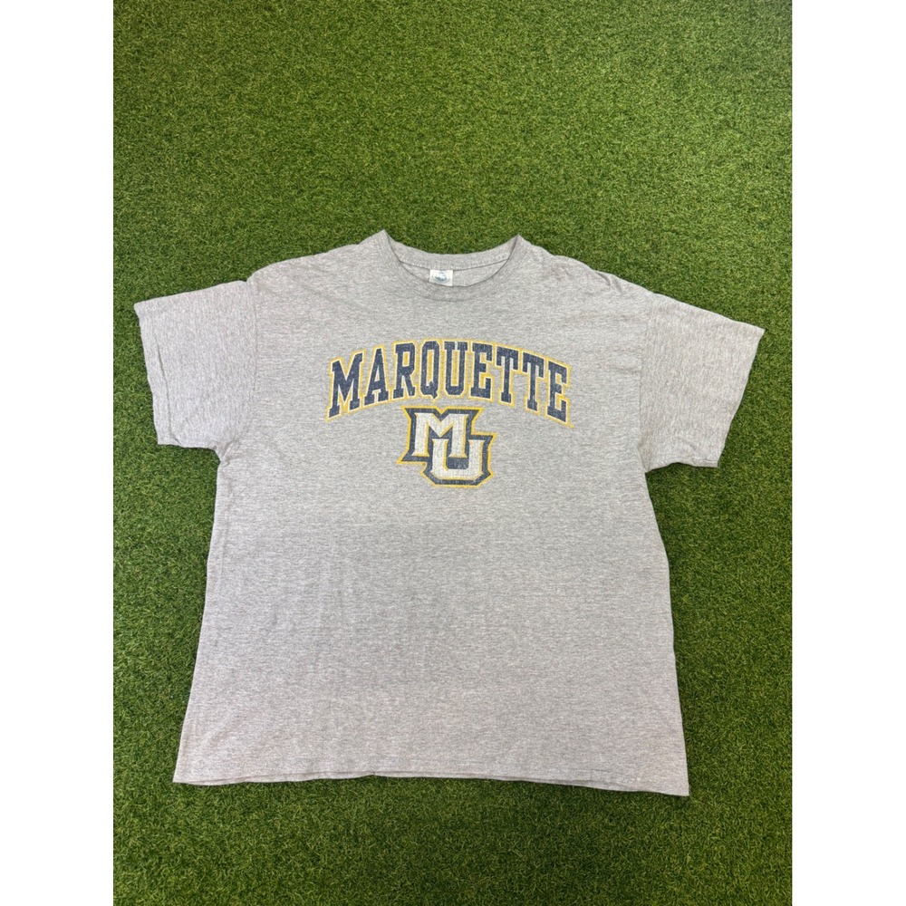Marquette University Golden Eagles T-Shirt Mens XL Gray Short Sleeve MU NCAA